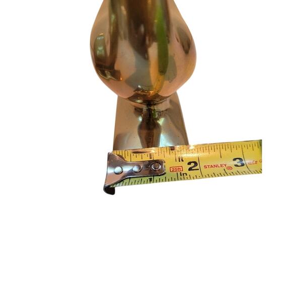 Vintage Brass Ducks Geese Bookends Lucky Heads Up Sculptures Weighted - Picture 6 of 10